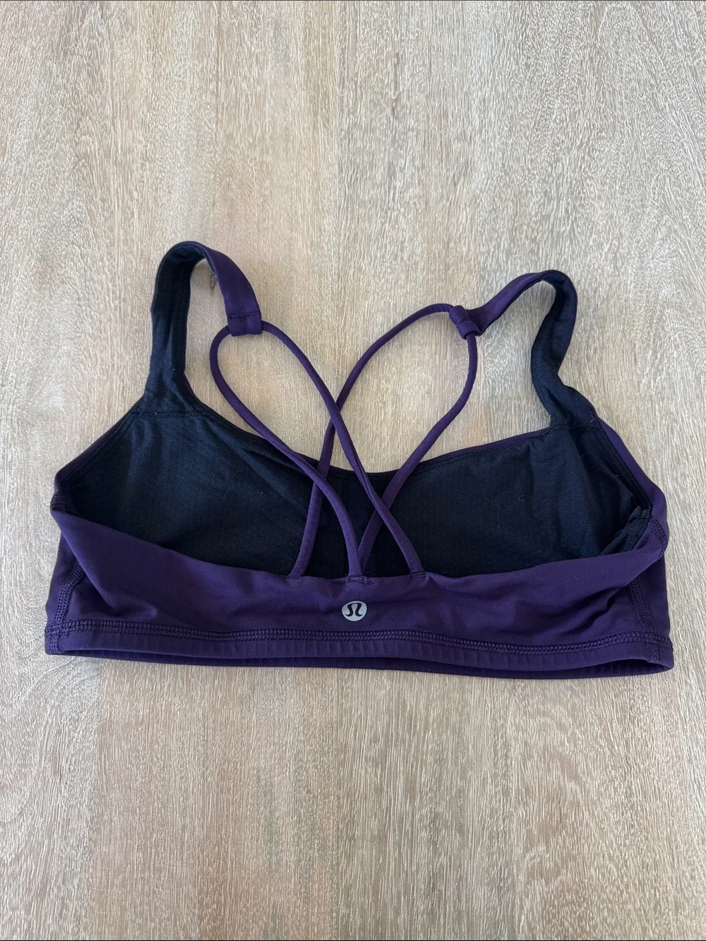 Lululemon Purple Strappy Sports Bra